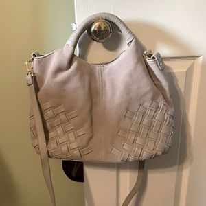 Moda Luxe Suede Satchel